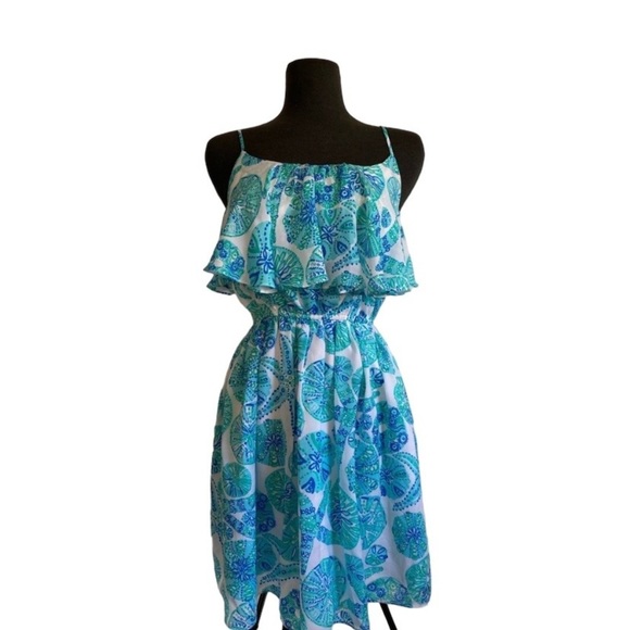 NWOT Lilly Pulitzer for Target Satin Flounce Dre - Picture 2 of 8